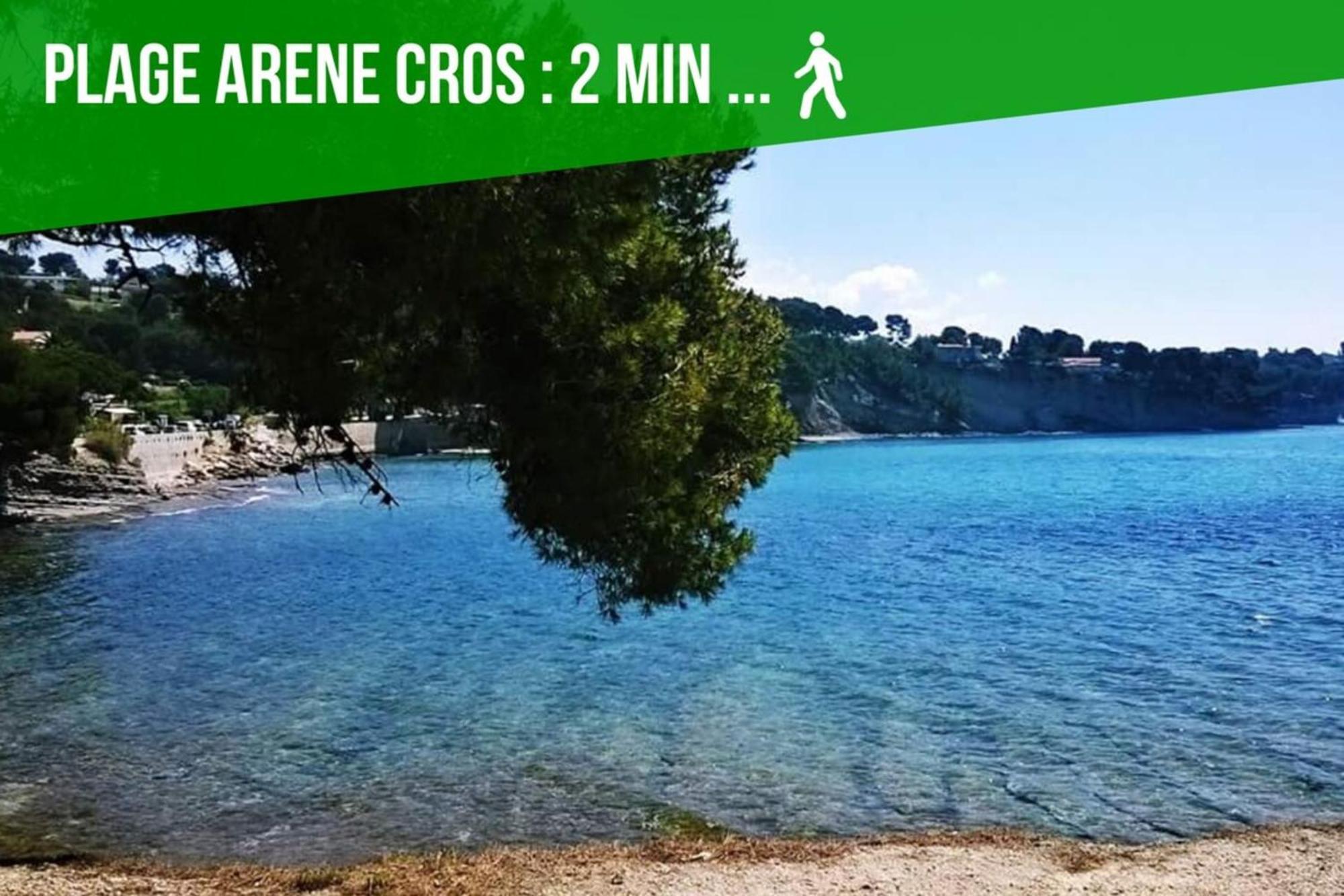 Cosy La Baie Des Anges - Plage La Ciotat Lejlighed Eksteriør billede
